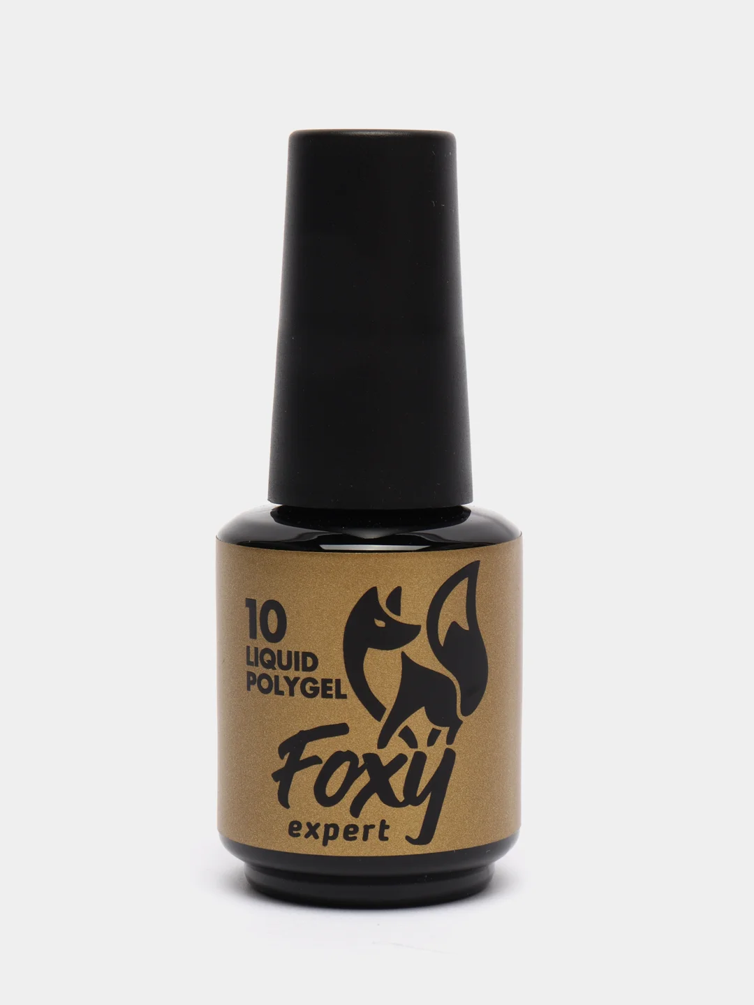 Бежевый жидкий полигель Foxy expert для донаращивания ногтей, во флаконе, 18 г