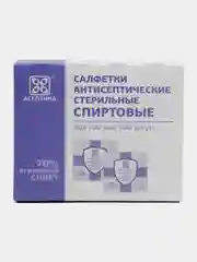 Салфетки спиртовые, антисептические, 70% спирта