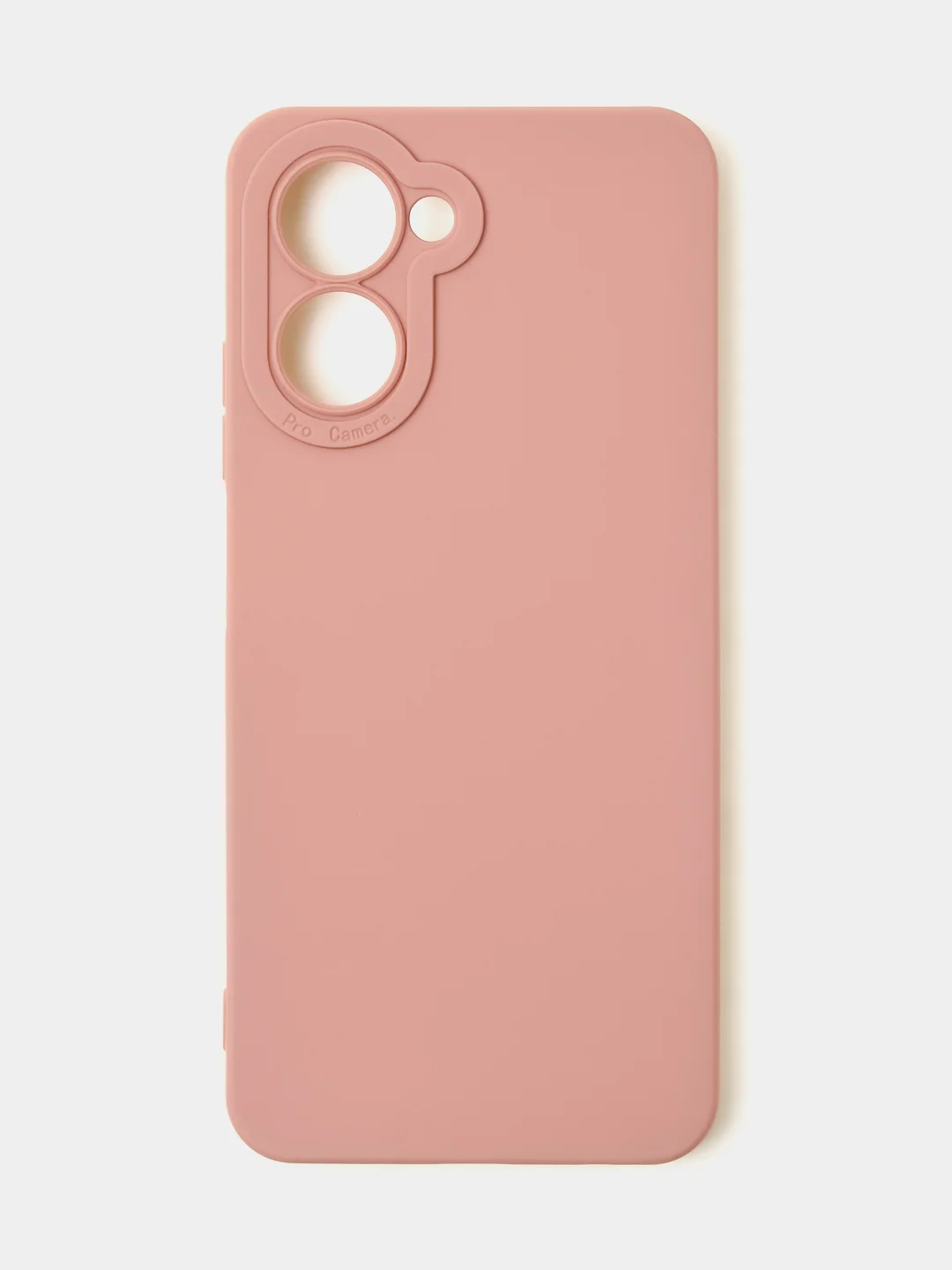 Пудровый чехол для Realme C33 (4G) матовый, с дополнительной защитой камеры