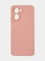 Пудровый чехол для Realme C33 (4G) матовый, с дополнительной защитой камеры