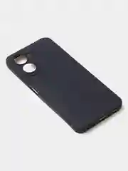 Черный чехол для Realme C33 (4G) матовый, с дополнительной защитой камеры