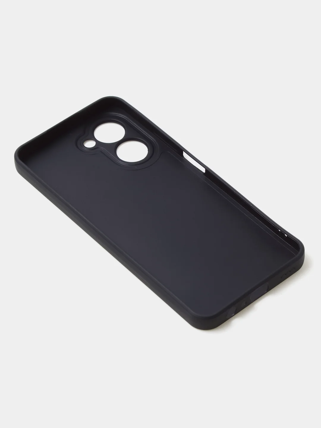 Черный чехол для Realme C33 (4G) матовый, с дополнительной защитой камеры