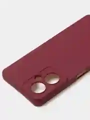 Бордовый чехол для Tecno Camon 19 / Camon 19 Pro цветной матовый с дополнительной защитой камеры