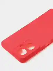 Красный чехол для Tecno Camon 19 / Camon 19 Pro цветной матовый с дополнительной защитой камеры