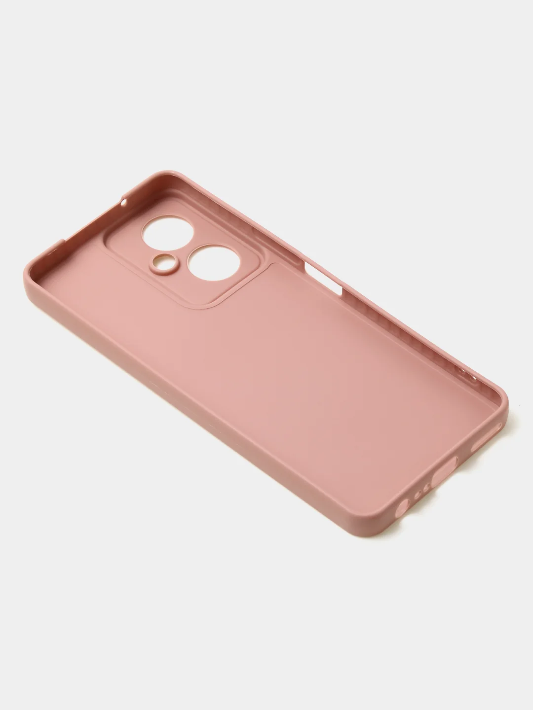 Пудровый чехол для Tecno Camon 19 / Camon 19 Pro цветной матовый с дополнительной защитой камеры