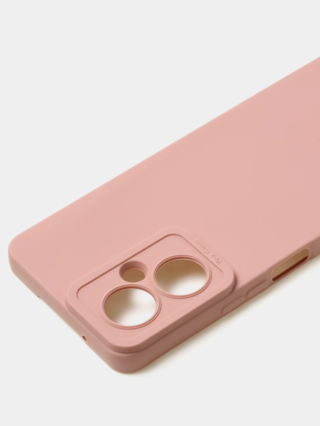 Пудровый чехол для Tecno Camon 19 / Camon 19 Pro цветной матовый с дополнительной защитой камеры