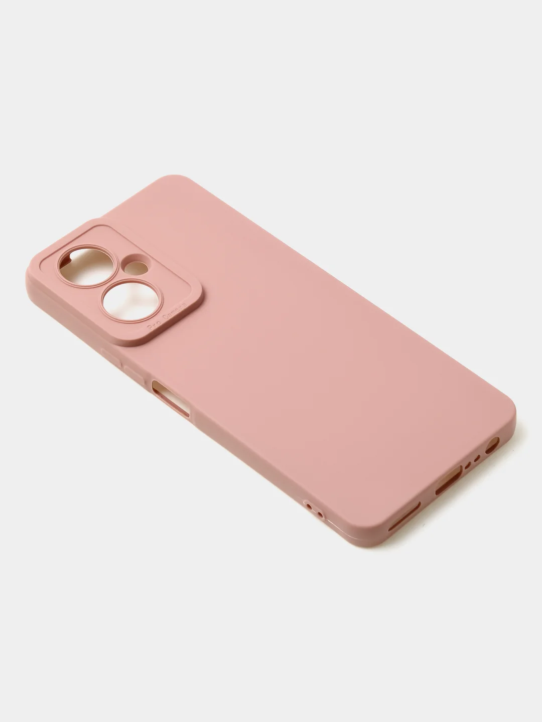 Пудровый чехол для Tecno Camon 19 / Camon 19 Pro цветной матовый с дополнительной защитой камеры