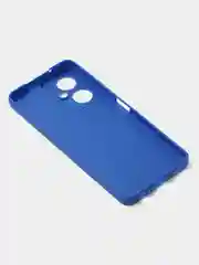 Синий чехол для Tecno Camon 19 / Camon 19 Pro цветной матовый с дополнительной защитой камеры
