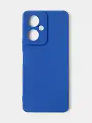 Синий чехол для Tecno Camon 19 / Camon 19 Pro цветной матовый с дополнительной защитой камеры