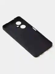 Черный чехол для Tecno Camon 19 / Camon 19 Pro цветной матовый с дополнительной защитой камеры