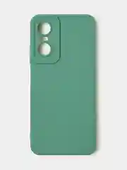 Зеленый чехол для Tecno Pop 6 Pro, цветной, матовый, с дополнительной защитой камеры