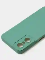 Зеленый чехол для Tecno Pop 6 Pro, цветной, матовый, с дополнительной защитой камеры