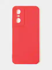 Красный чехол для Tecno Pop 6 Pro, цветной, матовый, с дополнительной защитой камеры