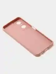 Пудровый чехол для Tecno Pop 6 Pro, цветной, матовый, с дополнительной защитой камеры