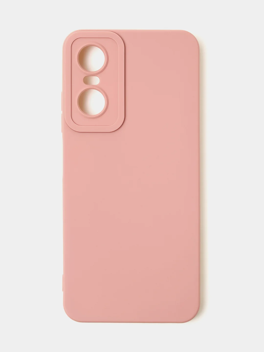 Пудровый чехол для Tecno Pop 6 Pro, цветной, матовый, с дополнительной защитой камеры