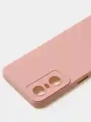 Пудровый чехол для Tecno Pop 6 Pro, цветной, матовый, с дополнительной защитой камеры