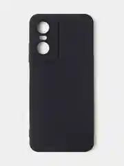 Черный чехол для Tecno Pop 6 Pro, цветной, матовый, с дополнительной защитой камеры