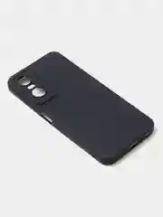 Черный чехол для Tecno Pop 6 Pro, цветной, матовый, с дополнительной защитой камеры