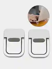 Серебряный металлическая подставка для ноутбука / Ножки для ноутбука, комплект 2 шт
