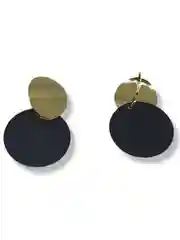 Черный серьги