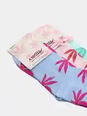 Конфетный носки женские "Конопля", 37-41
