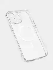 Прозрачный чехол MagSafe (МагСейф) для iPhone (Айфон) 11, 12, 13, 14, Pro, Pro Max, силиконовый