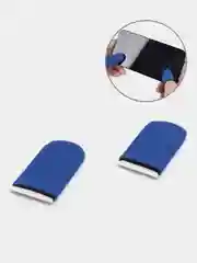 Синий сенсорные напальчники для игры на смартфоне, бесшовные напальчники нескользящие