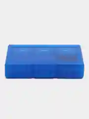 Синий кейс/ коробка для хранения игровых картриджей Nintendo Switch (24 слота)