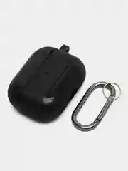 Черный углеродный защитный чехол для наушников Apple AirPods Pro/ ударопрочный