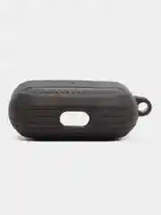 Серый углеродный защитный чехол для наушников Apple AirPods Pro/ ударопрочный