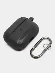 Серый углеродный защитный чехол для наушников Apple AirPods Pro/ ударопрочный