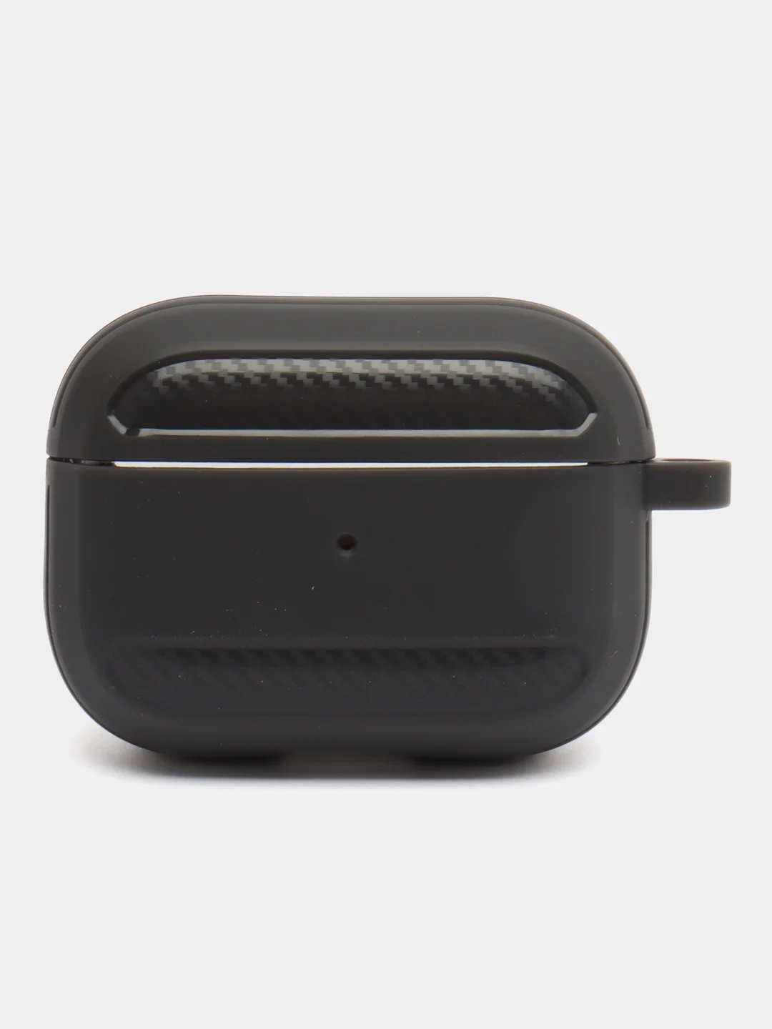 Серый углеродный защитный чехол для наушников Apple AirPods Pro/ ударопрочный