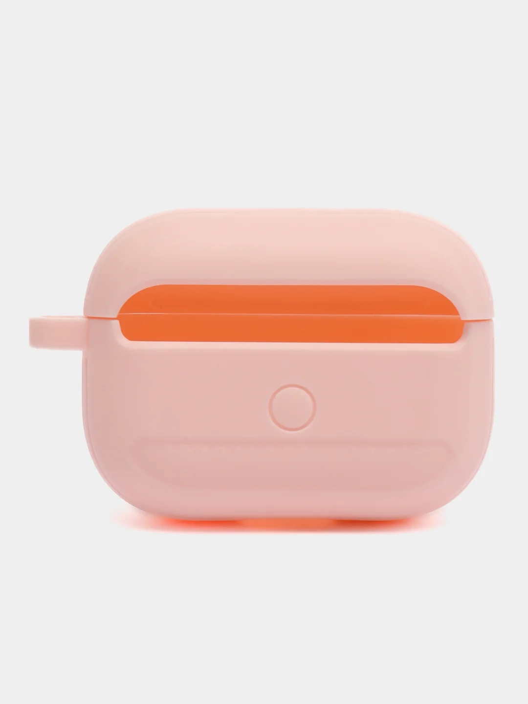 Розовый углеродный защитный чехол для наушников Apple AirPods Pro/ ударопрочный