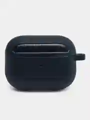 Синий меланж углеродный защитный чехол для наушников Apple AirPods Pro/ ударопрочный