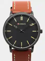 Терракотовый мужские наручные часы Curren 8233 в подарочной упаковке