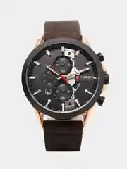 Шоколадный мужские наручные часы Curren 8325 с хронографом