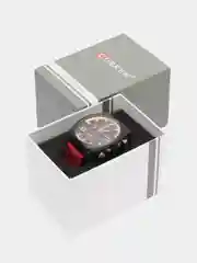 Синий мужские наручные часы Curren 8324 с хронографом в подарочной упаковке