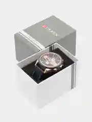 Синий мужские наручные часы Curren 8394 с хронографом в подарочной упаковке