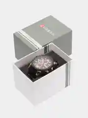 Черный мужские наручные часы Curren 8336 с хронографом в подарочной упаковке