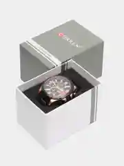 Черный мужские наручные часы Curren 8401 с хронографом в подарочной упаковке