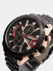 Черный мужские наручные часы Curren 8401 с хронографом в подарочной упаковке