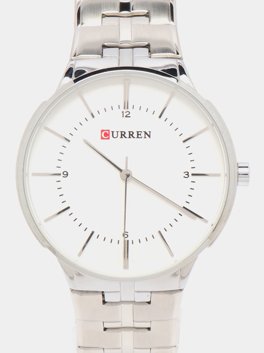 Серебряный мужские наручные часы Curren 8321 в подарочной упаковке