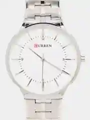 Серебряный мужские наручные часы Curren 8321 в подарочной упаковке