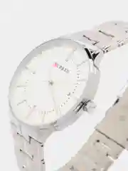 Серебряный мужские наручные часы Curren 8321 в подарочной упаковке