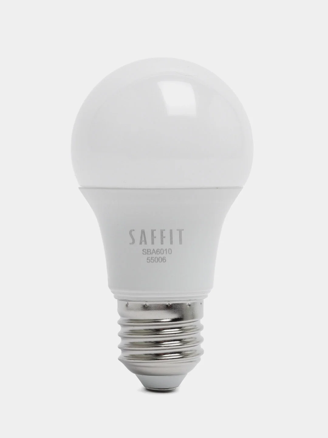 Лампа светодиодная, 10W 230V E27 6400K A60, SBA6010, 55006