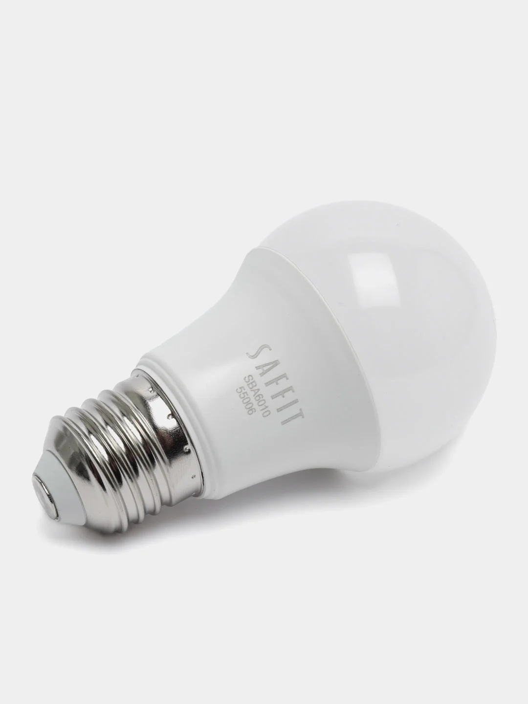 Лампа светодиодная, 10W 230V E27 6400K A60, SBA6010, 55006