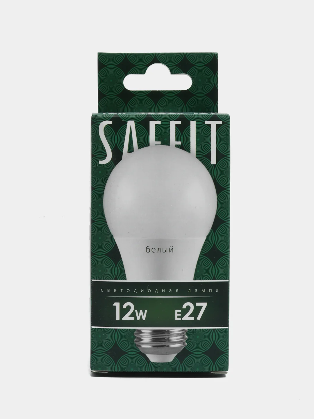 Лампа светодиодная, 12W 230V E27 4000K A60, SBA6012, 55008