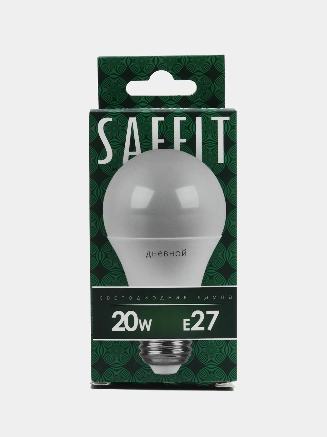 Лампа светодиодная, 20W 230V E27 6400K A60, SBA6020 55015