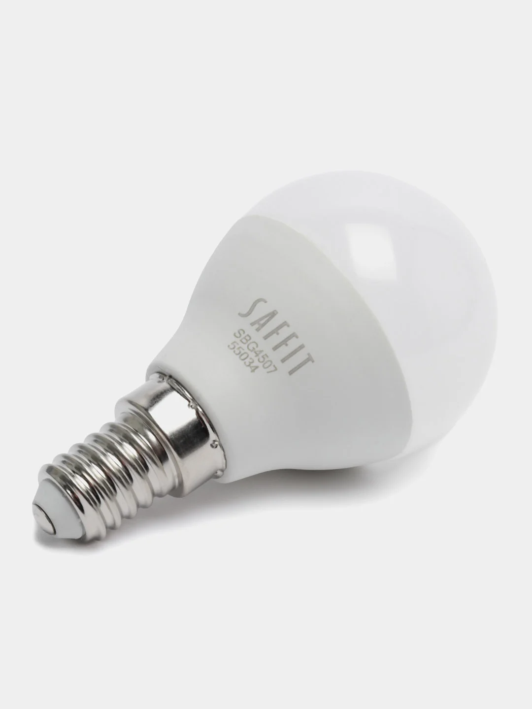Лампа светодиодная, 7W 230V E14 2700K G45, SBG4507 55034