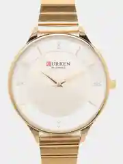 Золотой женские наручные часы Curren 9041 в подарочной упаковке